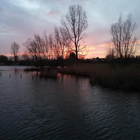 Gezellige Pipo Met Grote Schommel Aan Het Water En Hottub 別荘