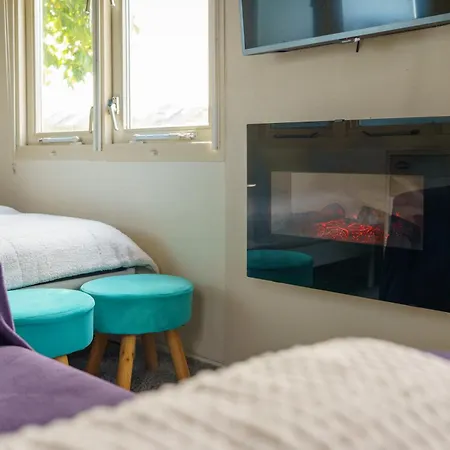 Gezellige Pipo Met Grote Schommel Aan Het Water En Hottub